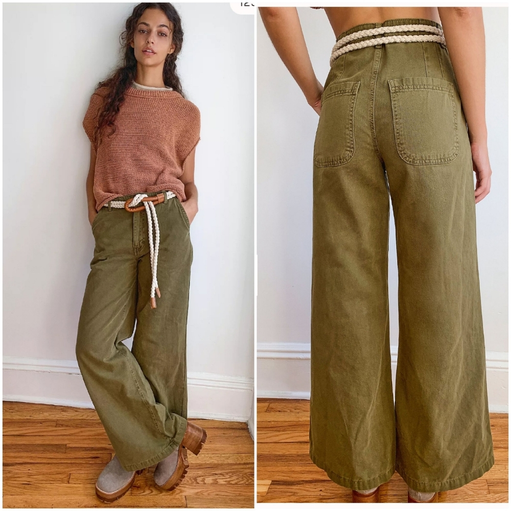 Free People Rancher Wideleg Pants